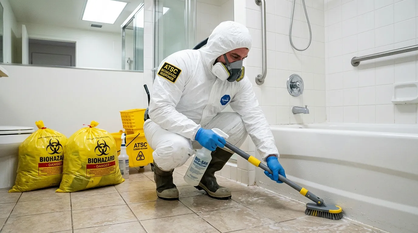 Decontamination equipment deployed for Blood Cleanup in Kingsburg